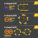 LDRC 1899/A99 RTR 1/18 2.4G RWD RC Car Drift GTR R34 Optional Gyro LED Light On-Road Full Proportional Alloy Body Shell Racing Vehicles Models Toys