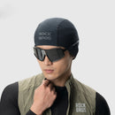 ROCKBROS Knit Cycling Hat Windproof Moisture Wicking Elastic Lightweight Warm Helmet Liner Cap for Outdoor Sports