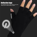 TENGOO Winter Electric Heated Gloves USB Rechargeable Half-finger Gloves Hand Warmer Heating Gloves Thermal Touch Screen Waterproof Motorcycle Gloves