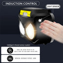 Bikight XPG COB White Yellow Light LED Headlamp Body Motion Sensor 6-Mode Red Blue Flash Headlight Rechargeable Camping Torch