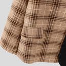 INCERUN Mens Plaid Patchwork Long Sleeve Blazer Two-tone Stylish Casual Suit Outwear for Spring Fall