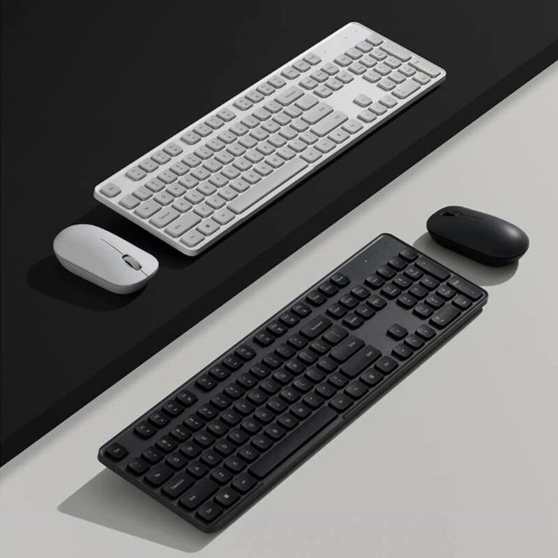 2025 Xiaomi Wireless Keyboard Mouse Set 3 104 Keys Silent 2.4GHz Keyboard 1000DPI Mouse Ergonomic Design For Computer PC Laptop Office Tablet