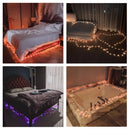 Nextool 2 in 1 Outdoor Camping Lights 7 Lighting Modes 12 Meters 20S Recovery Curly Camping Fairy Lights, IP67 Waterproof, Usb Charge, With Music And APP Smart Control RGB Ambient Light Strip For Tent, Camping, Garden, Interior Decoration