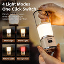 WEST BIKING Mini Portable Camping Light Type-C Rechargeable LED Lantern Waterproof Hanging Tent Mosquito Repellent Camping Lamps