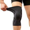 AOLIKES 1 Pair Sports Kneepads Anti-slip Breathable Weightlifting Training Knee Pads Support for Arthritis Sports Gym