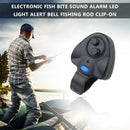 YOLO Fishing Alarm with LED Light Loud Sound Fish Bell Clip-On for Rod Fishing Tackle Accessories