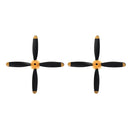 VolantexRC Mini Mustang P-51D RC Airplane Fixed Wing Spare Part 4-Blade Propeller Full Set