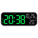Multifunctional LED Clock 12/24H Digital Wall Alarm Clock LED Temperature Date Display Week Night Mode Table Clock Minimalist
