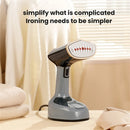 Tevorex Foldable 2-in-1 Ironing Machine 1500W Fast-Heat Garment Steamer Household Electric Fabric Steamer for Home Travel