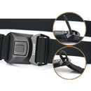 TUSHI 2023 Tactical Belt 125cm*3.8cm Nylon Polyester Waistband Metal Quick Release Buckle Men Tactical Girdle