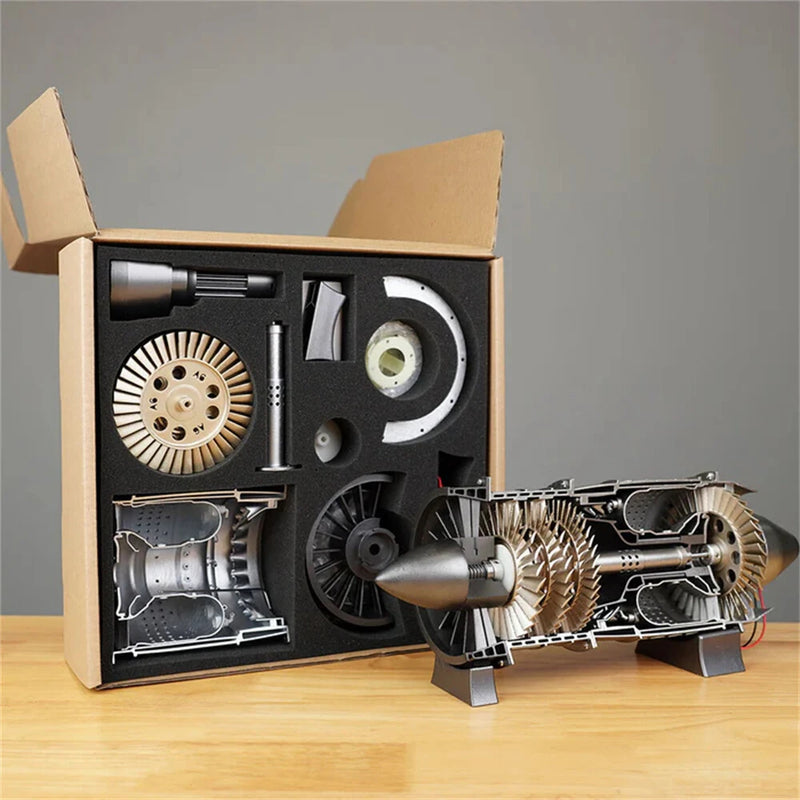 NIKOLATOY 1/3 WP-85 Jet Engine Model DIY Assembly Kit Excellent STEAM Science Education Discovery Toys Kids Children Gifts