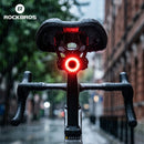 ROCKBROS Q1 Ultra RGB Bike Taillight Waterproof Brake Sensing Bike Rear Light 300mAh Battery Type-C Rechargeable Cycling Safe Taillight