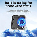 Blueendless Magnetic M.2 2230 2242 NVMe SSD Enclosure with Cooling Fan 100W PD Charging Type-C NVMe PCIE SSD Case