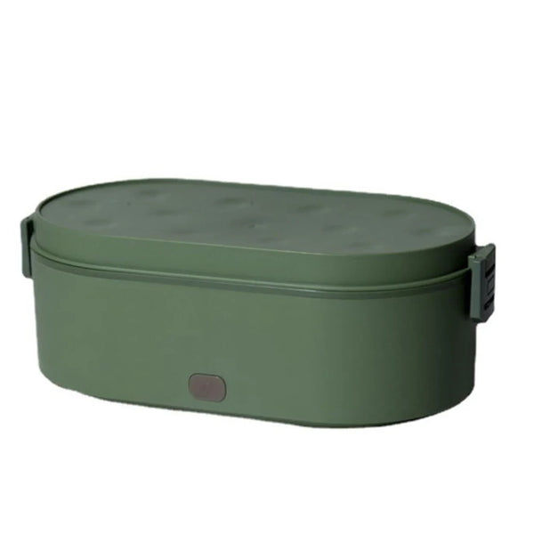 800ML Portable Mini Electric Lunch Box USB Charging Food Heating Container Car Home Rice Food Container Stainless Steel Lunch Bento Box