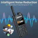 ABBREE GP-298 Public Network Walkie Talkie 4G LTE Android 5.1 WiFi Bluetooth Long Range 5000mAh Two-Way Radio Group Call Noise Cancellation Global POC Zello Compatible Sim Card