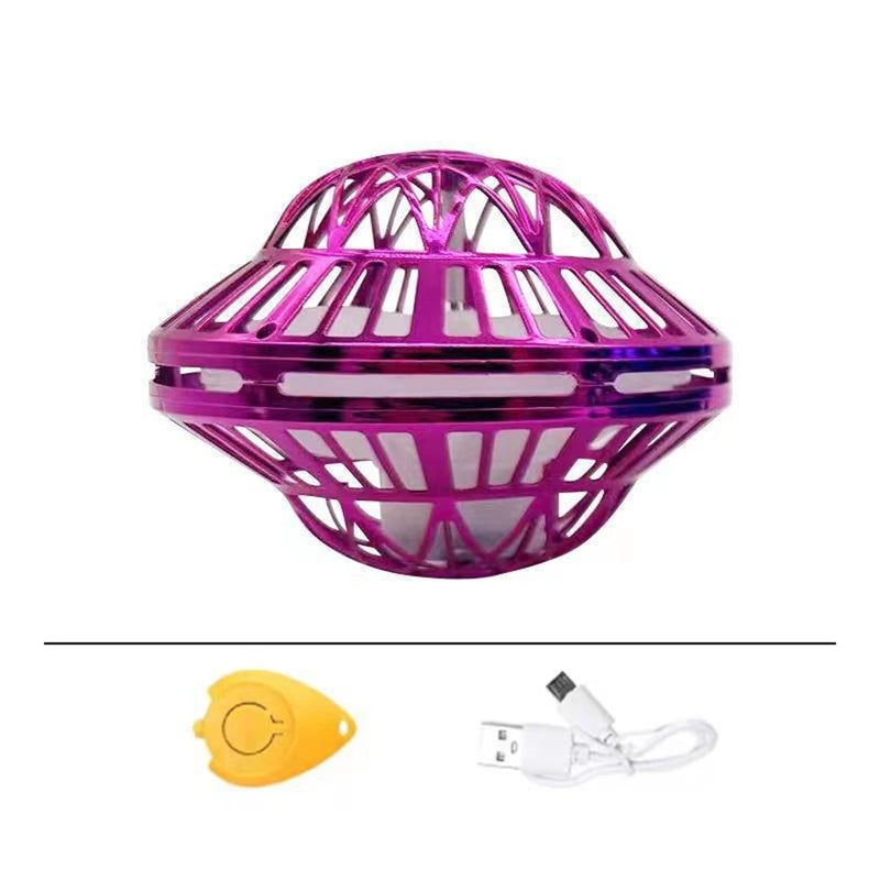 UFO Magic Spin Suspension Ball Magic Sphere Fingertip Gyroscope Flying Saucer Aircraft