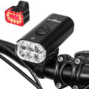 Astrolux BC6 2000Lm Super Bright Bike Headlights 6 LED Large Beads 4800mAh Battery IPX6 Waterproof 5 Light Modes Type-C Fast Charge Aluminum Alloy Bicycle Front Light Flashlight