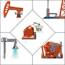 TECHING DM601 Metal Pumping Unit Oil Pump Jack Model Assembly Kit DIY Educational Science Discovery Toys Kids Children Gifts