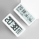 Magnetic Suction LED Simple Clock Back Light Desktop Clock Temperature And Humidity Alarm Clock Decorative Ornaments Silent Small Alarm Clock