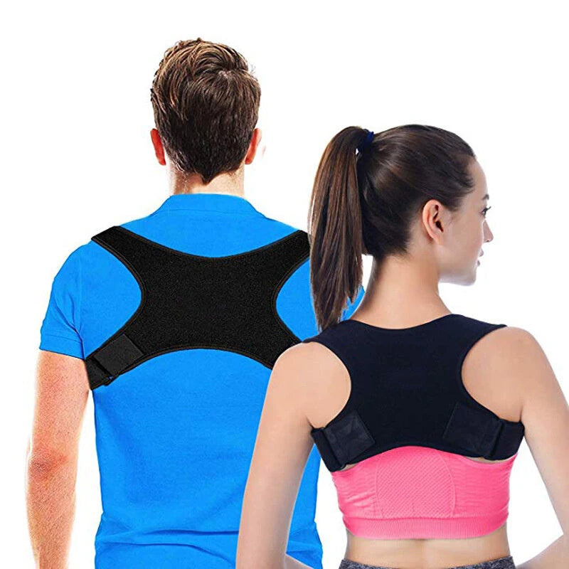 KALOAD Adjustable Back Support Invisible Shoulder Posture Corrector Unisex Spine Neck Health Prevention Humpback Correction Belt