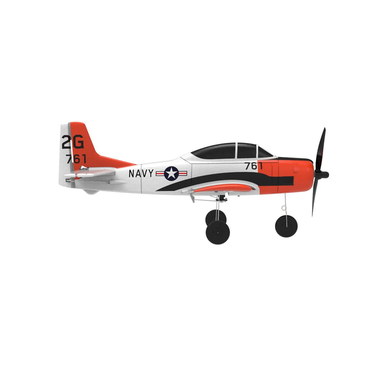 Eachine Mini T-28 Trojan EPP 400mm Wingspan 2.4G 6-Axis Gyro RC Airplane Trainer Fixed Wing RTF Mode 2 One Key Return for Beginner Two Batterries/Three Batterries