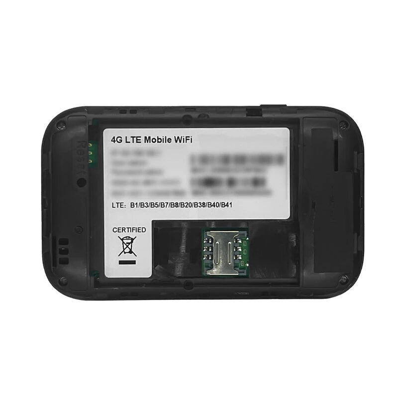 MF860 4G LTE Eurasian Version Wireless Internet Router 150Mbps Pocket Mobile Hotspot with SIM Card Slot Mini Outdoor Hotspot for Home Office Car Travel