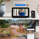 Hiseeu C90 4MP Solar WIFI IP Camera HD Video Night Full Color AI Motion Detect Two-Way Talk 100% Wireless with 1.6W Solar Panel Eseecloud App