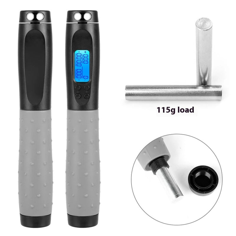 KALOAD Smart Electronic Counting Skipping Rope Adjustable Weight Length Jumping Rope for Home Gym Fitness Exercise