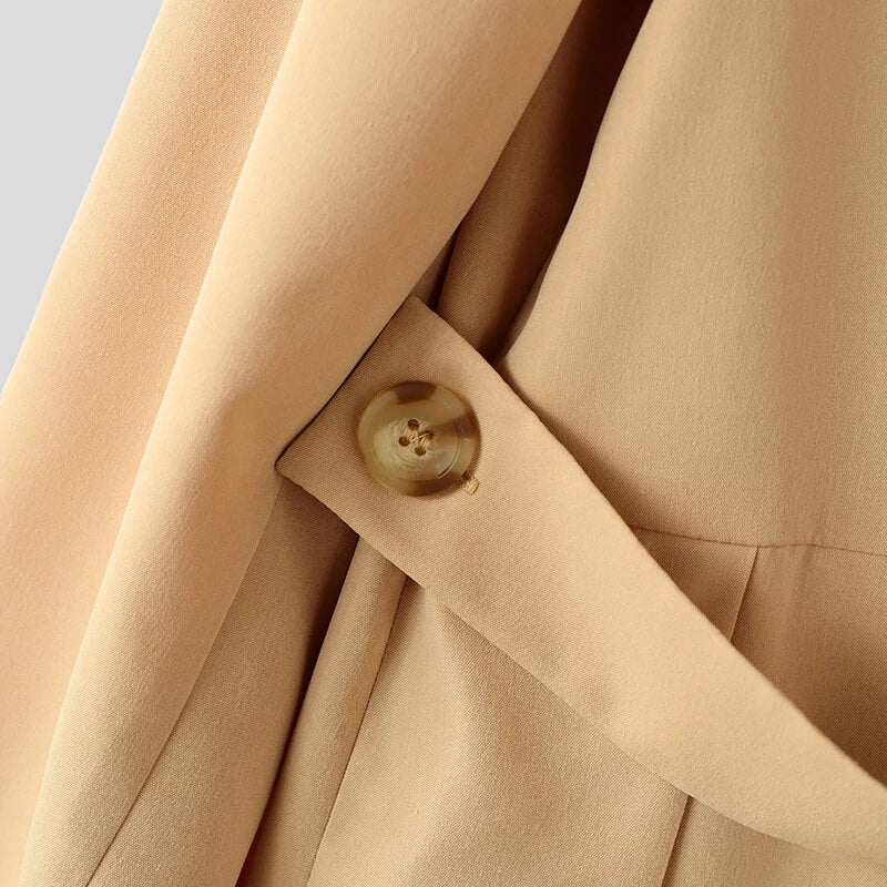 INCERUN Mens Asymmetrical Hem Long-Sleeve Blazer Fashion Solid Color Design Party Casual Blazer for Male S 5XL