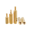 350Pcs Hexagonal Copper Column M2 Hex Nut Standoff Single Head Pillar MFF Male-Female Female For PCB Board Motherboard Spacer