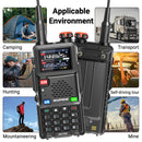 Baofeng UV-5RH PRO GPS Walkie Talkie Multi Band Wireless Copy Frequency NOAA Long Range Two Way Ham Radio Rechargeable Portable Handheld Communication Device