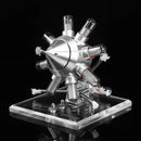 Eachine ET3 STEM Hot Air Four Cylinder Stirling Engine External Combustion Engine Model Is Suitable for Science Experiments