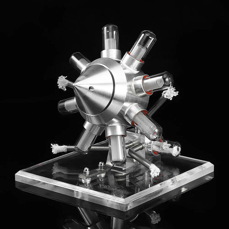 Eachine ET3 STEM Hot Air Four Cylinder Stirling Engine External Combustion Engine Model Is Suitable for Science Experiments