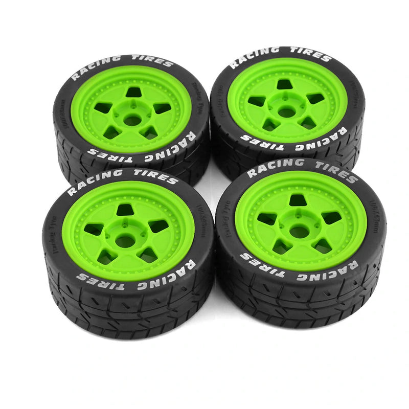 4PCS Off Road Tires Wheel 17mm Hex Hubs for 1/7 RC Racing Car Arrma Infraction Felony ZD KM RC Car Parts