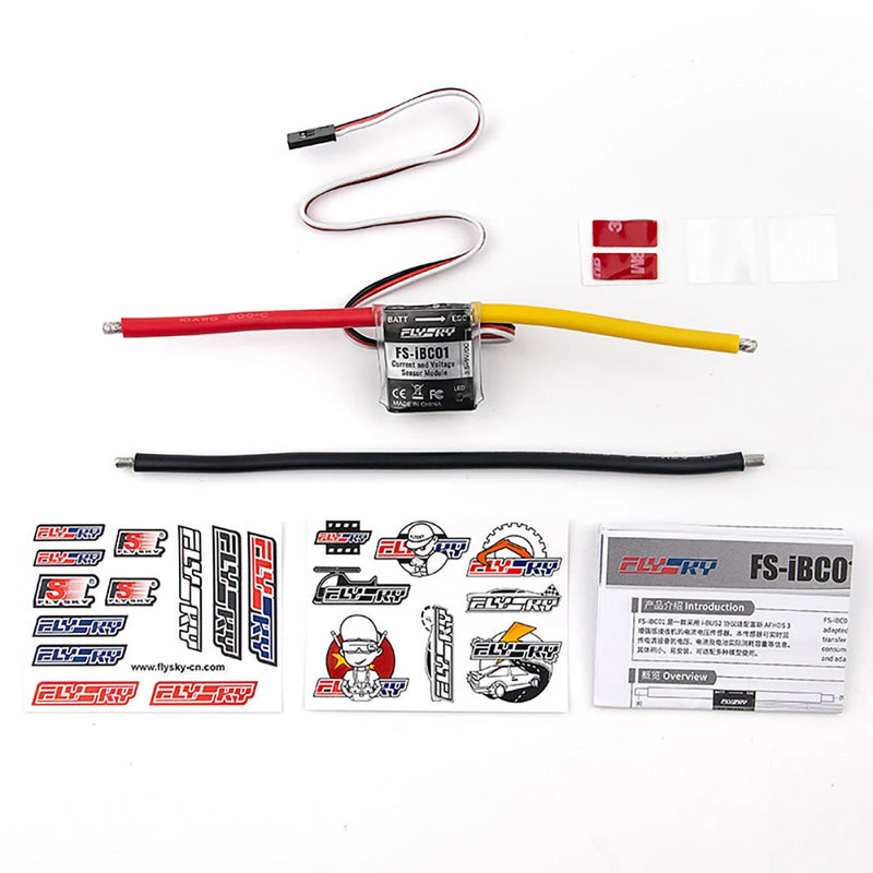 FlySky FS-iBC01 AFHDS 3 Receiver Current and Voltage Sensor Enhanced Version for RC Airplane Car Boat