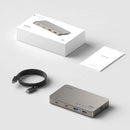 Hagibis BD246A USB4 Docking Station 7-in-1 USB Hubs Splitter Adapter with 10Gbps USB-A*2 / 10Gbps USB-C*2 / PD100W / 8K60Hz HD / 20Gbps DP1.4 for PC Laptop Computer
