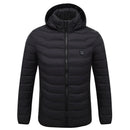 TENGOO HJ-09A 9 Areas Heating Jacket USB Winter Outdoor Electric Heated Jackets Warm Sports Thermal Coat Clothing Heatable Cotton jacket