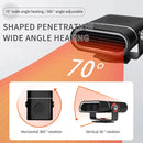 IPRee 360 Degree Portable Auto Heater ABS Heating Cooling Fan for Cars Trucks Car Accessories 12/24V