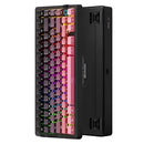 MCHOSE G75 V2 Tri-mode Customized Mechanical Keyboard with Volume Control Knob 81 keys Hot-swappable Gasket Structure RGB Light 10000mAh E-sports Gaming Keyboards for PC Laptop Computer
