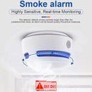 Tuya Smart WiFi Smoke Detector 85dB Alarm Photoelectric Sensor 2.4GHz Wireless Smart Life App Smoke Alarm
