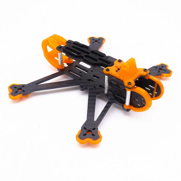 TEOSAW Drake35 155mm Wheelbase Carbon Fiber 3.5 Inch Frame Kit Support Vista Air Unit for DIY RC Drone FPV Racing
