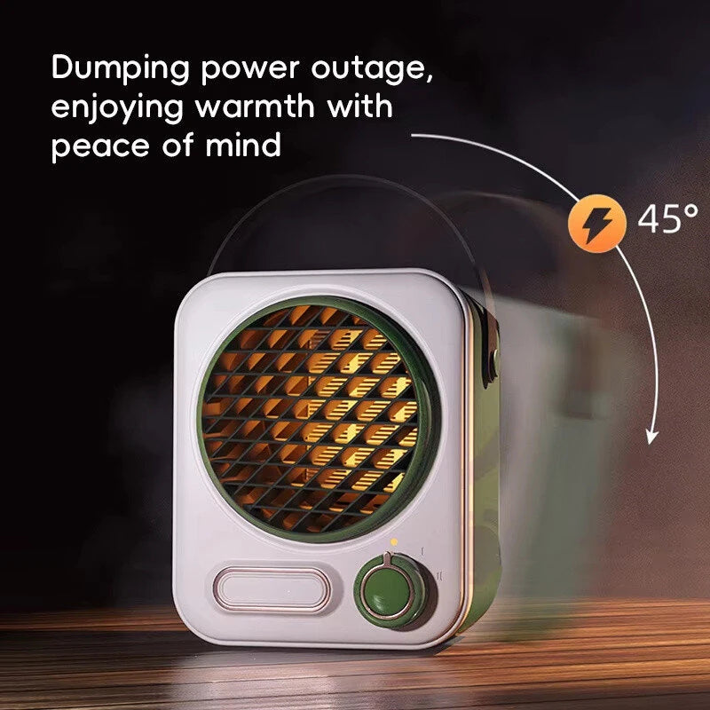 IPRee Mini Electric Fan Heater Portable Blower Home Wall Heating Stove Radiator Heater Machine for Winter