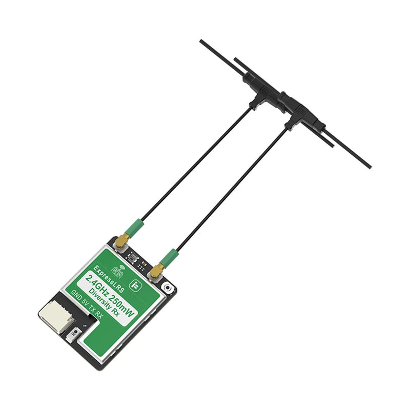 iFlight ELRS 2.4GHz/915MHz 250mW/500mW Dual-Antenna True Diversity RX Receiver for FPV RC Racer Drone