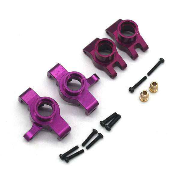 Upgraded Metal Spare Parts Front Steering Cup Rear Wheel Seat Set for 1/20 MJX 20208 JJRC C8811 RC Car Vehicle Models Parts