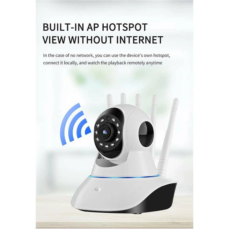 1080P Home Security Wireless  Wifi Camera Camera Baby Monitor Pan Tilt Remote Control Two Way Audio Night Vision CCTV