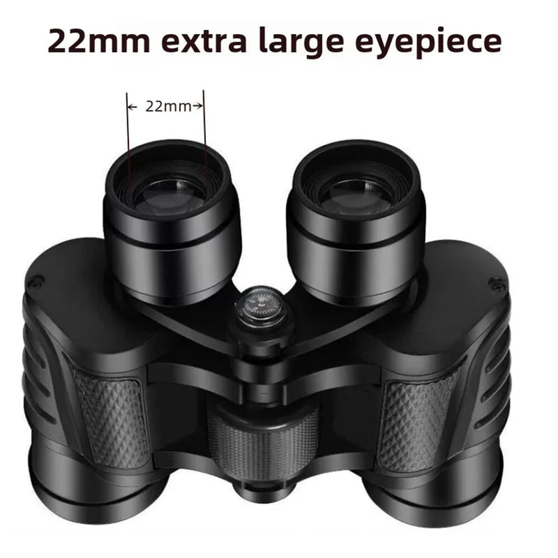 IPRee Dual Tube Telescope Binoculars 80X80 Powerful Zoom for Wilderness Survival  Portable For Observing Outdoor Scenery Hiking and Hunting BAK4 for Powerful Remote Observation