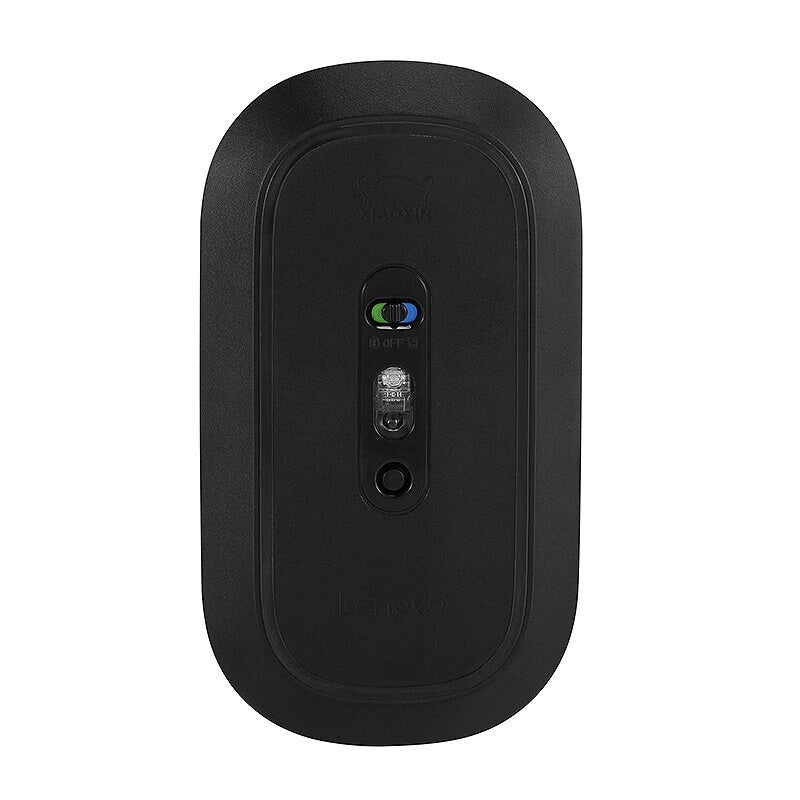 Lenovo Xiaoxin Air2 Dual Mode Mouse Wireless bluetooth 600-4000DPI Mini CNC Metal Mice for Laptop PC Win7/8/10