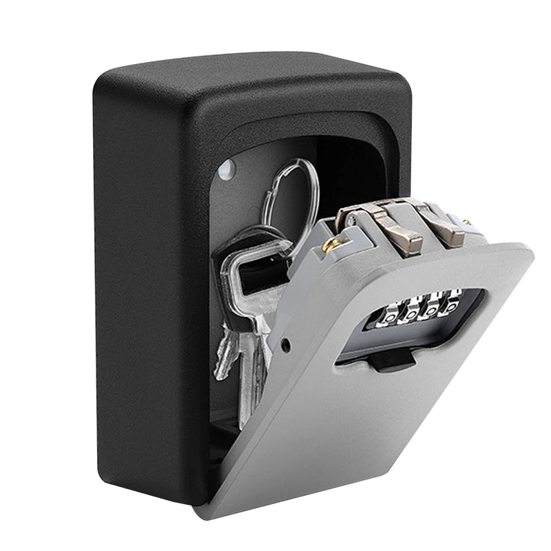 Wall Mounted Key Box Key Safe Key Cabinet for Outdoor Use with Key Storage Safe Waterproof Box with Key Lock for Home Garage