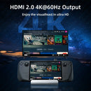Bakeey Steam Deck Dock 6 in 1 Steam Deck Docking Station Stand Accessories 3*USB 3.0 HDMI 4K@60Hz Gigabit Ethernet 1000Mbps PD 60W Hub