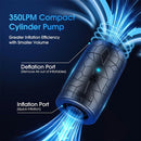 Mini Electric Air Pump For Inflatables Portable Air Mattress Pump Rechargeable Air Pump For Pool Floats Sleeping Pads